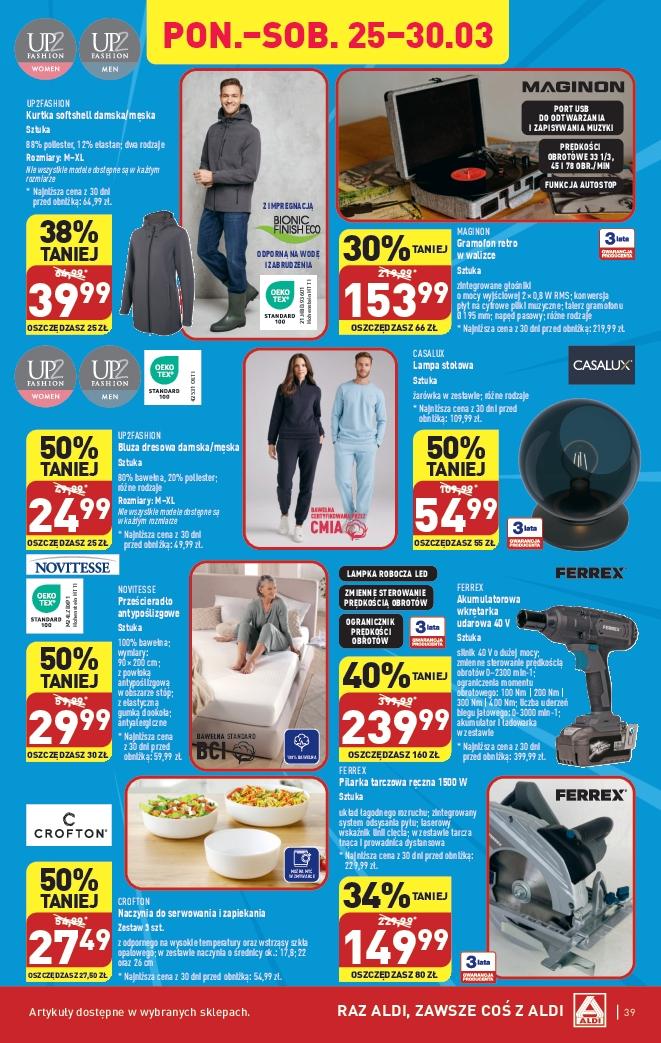 Gazetka promocyjna ALDI str. 39