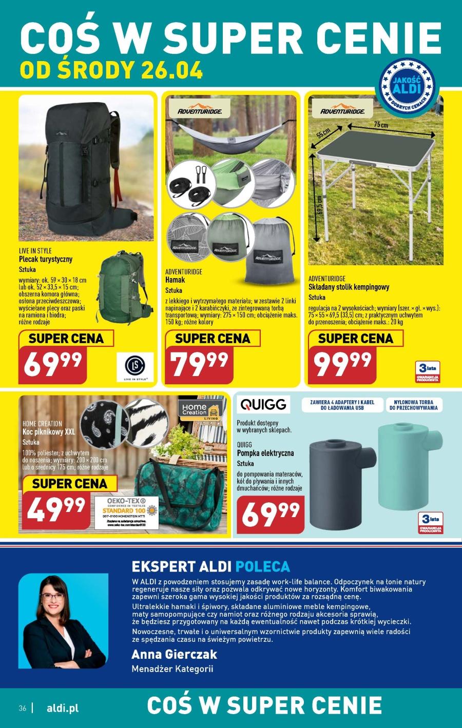 Gazetka promocyjna ALDI str. 36