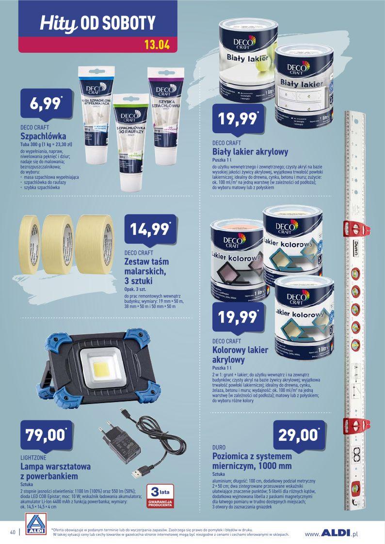 Gazetka promocyjna ALDI str. 40