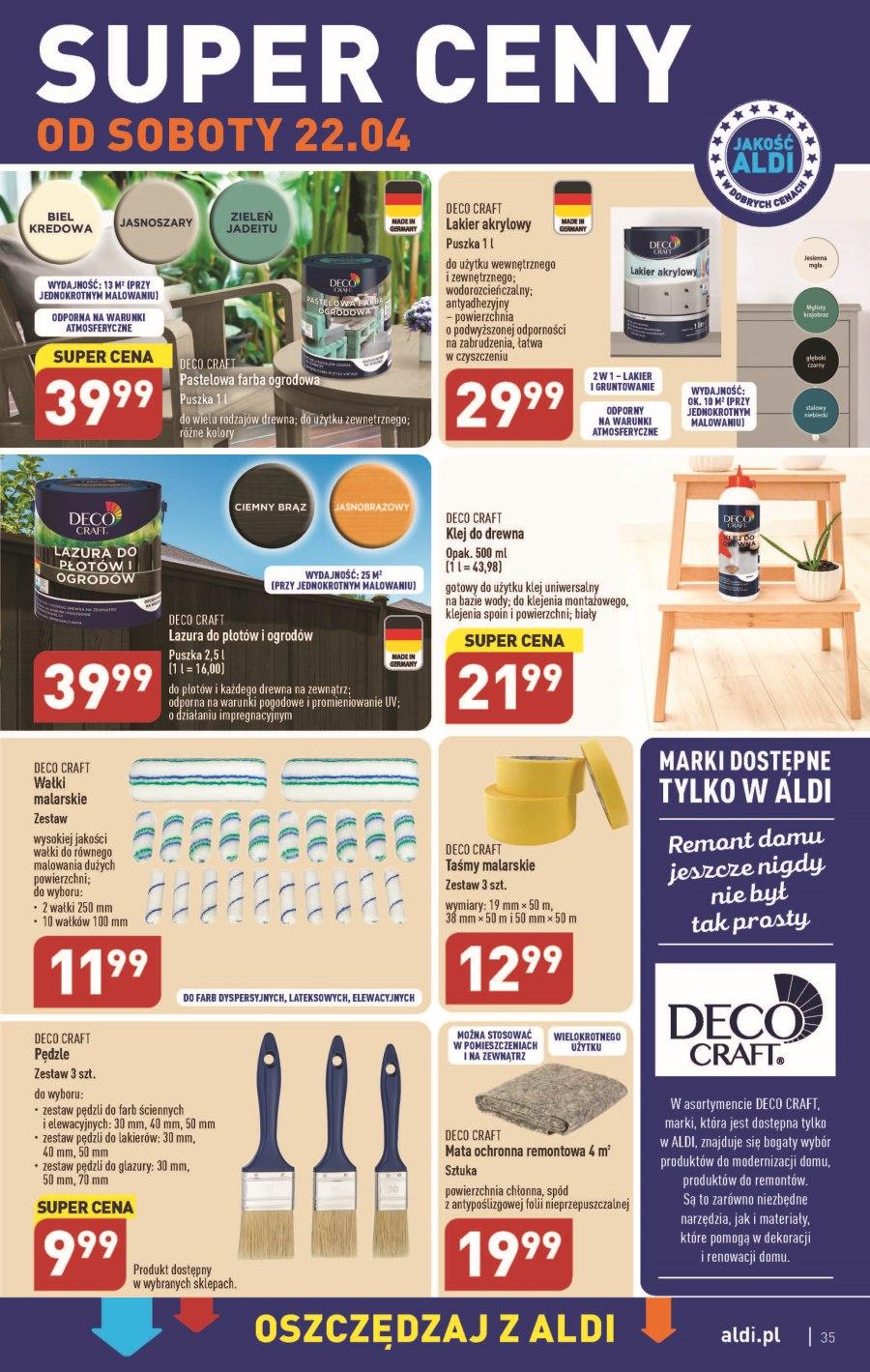 Gazetka promocyjna ALDI str. 35