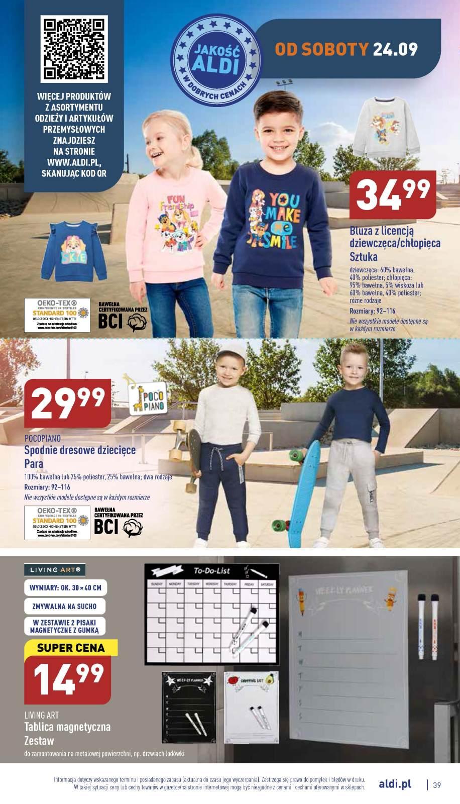 Gazetka promocyjna ALDI str. 39