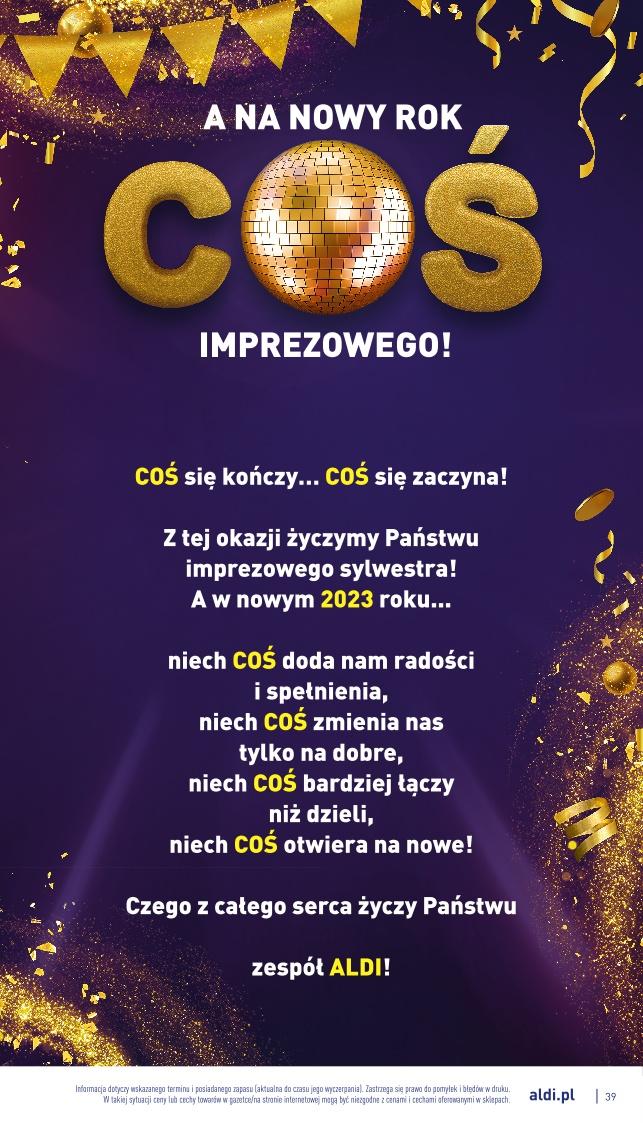 Gazetka promocyjna ALDI str. 39