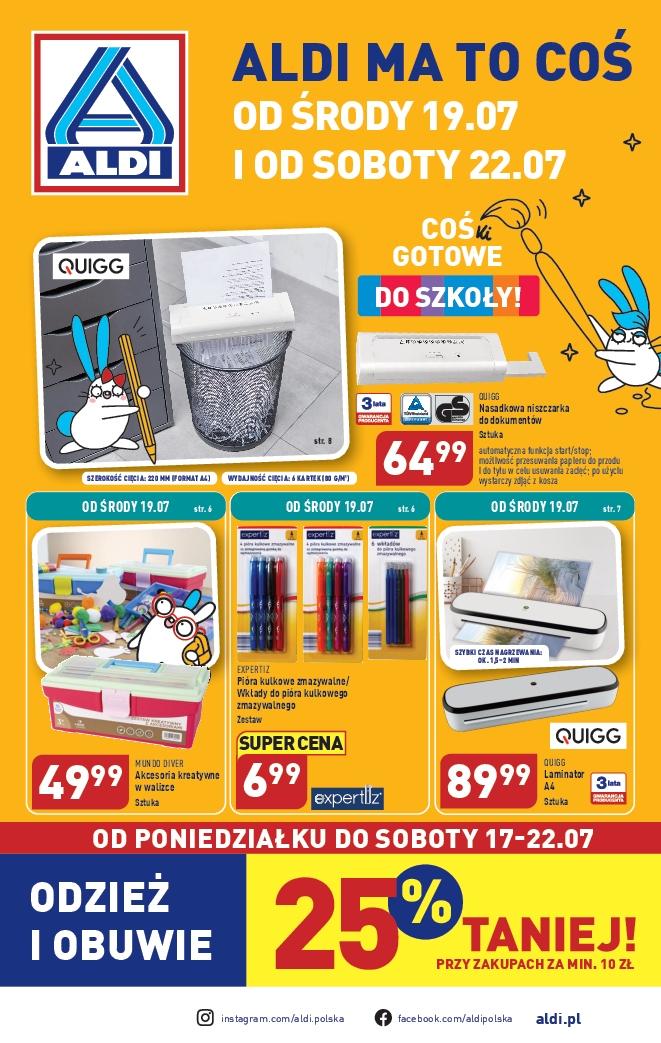 Gazetka promocyjna ALDI str. 1