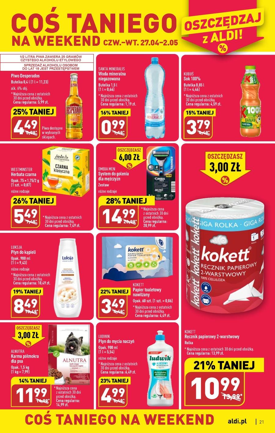 Gazetka promocyjna ALDI str. 21
