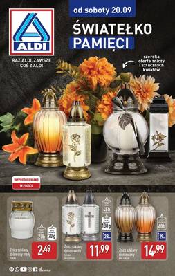 Aldi znicze 