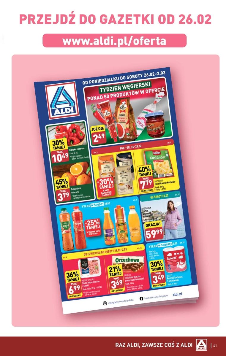 Gazetka promocyjna ALDI str. 41