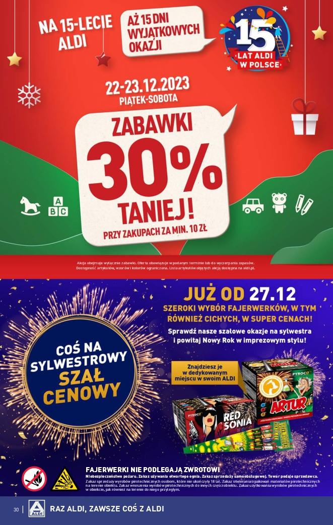 Gazetka promocyjna ALDI str. 30