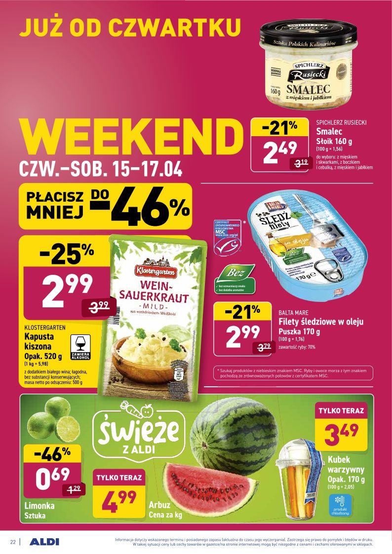 Gazetka promocyjna ALDI str. 22