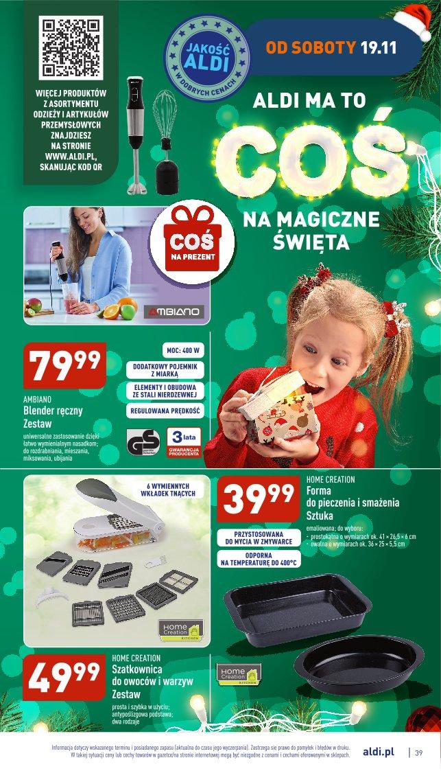 Gazetka promocyjna ALDI str. 39