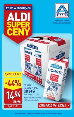 Aldi tylko w sobotę 