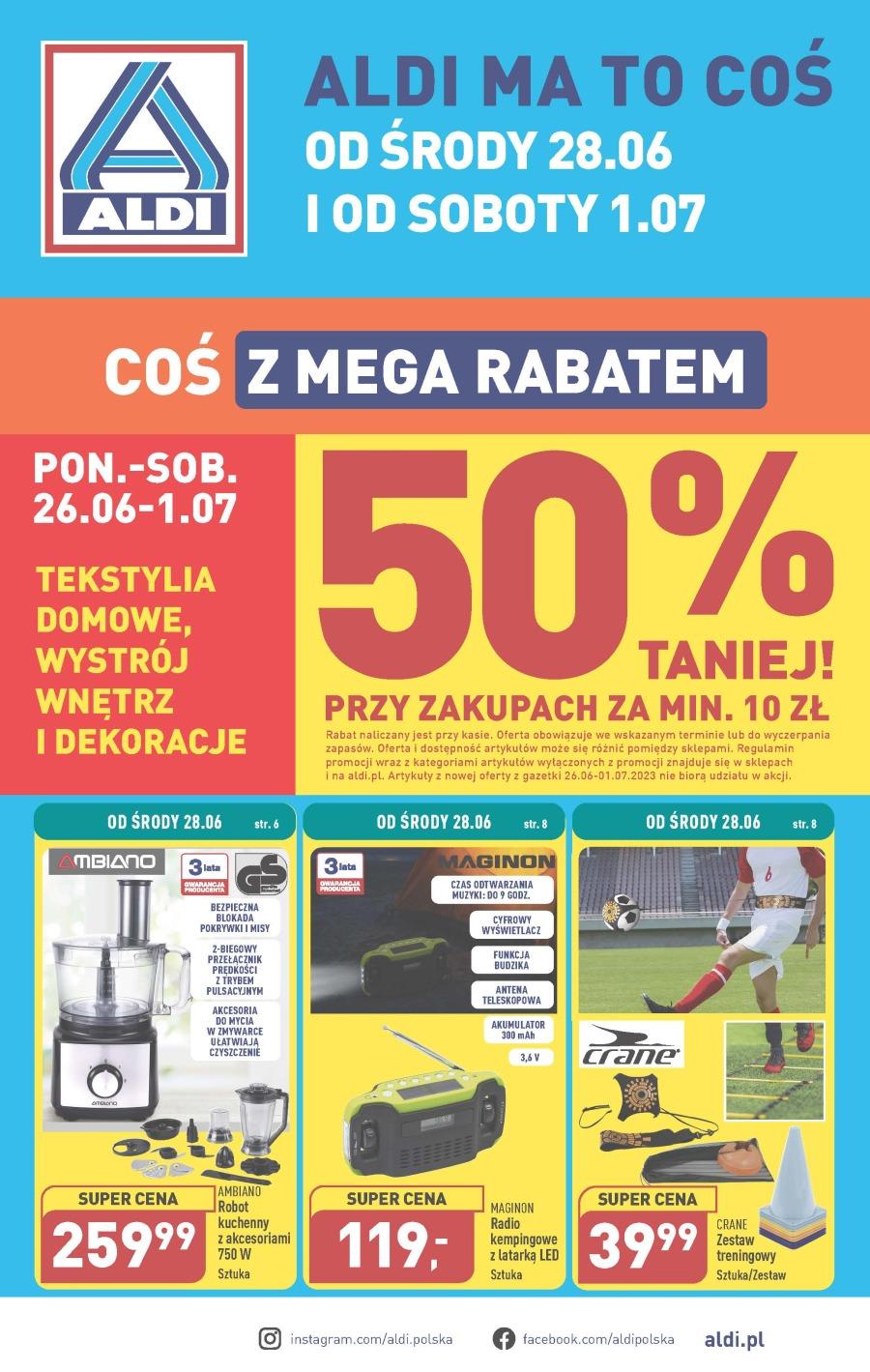 Gazetka promocyjna ALDI str. 1