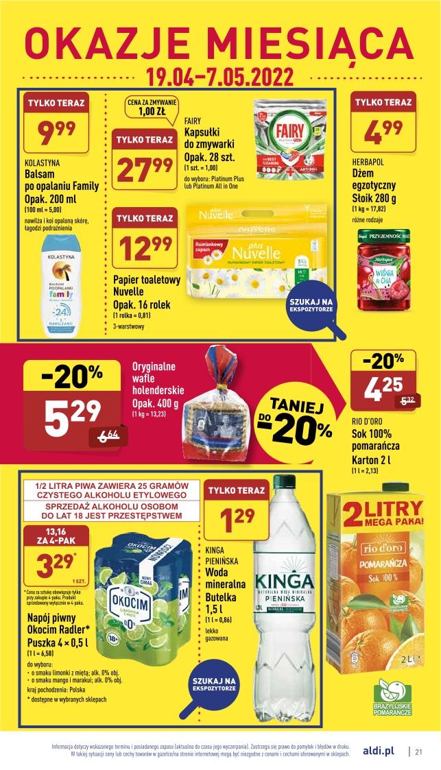 Gazetka promocyjna ALDI str. 21