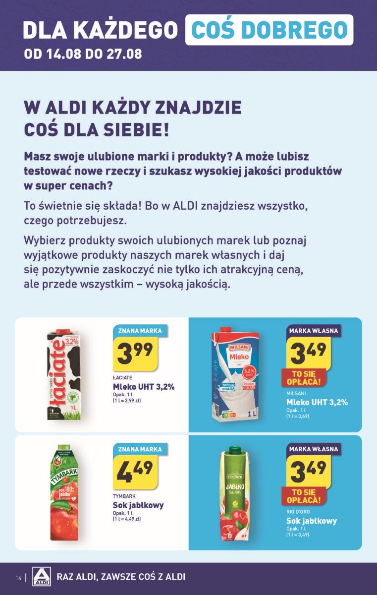 Gazetka promocyjna ALDI str. 14