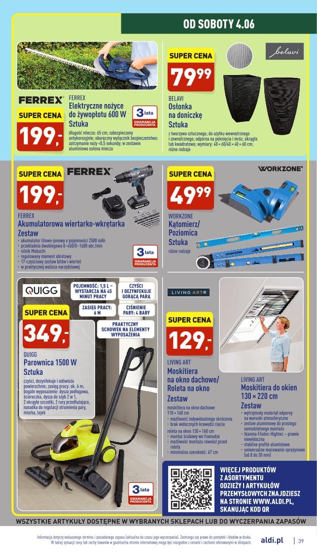 Gazetka promocyjna ALDI str. 39