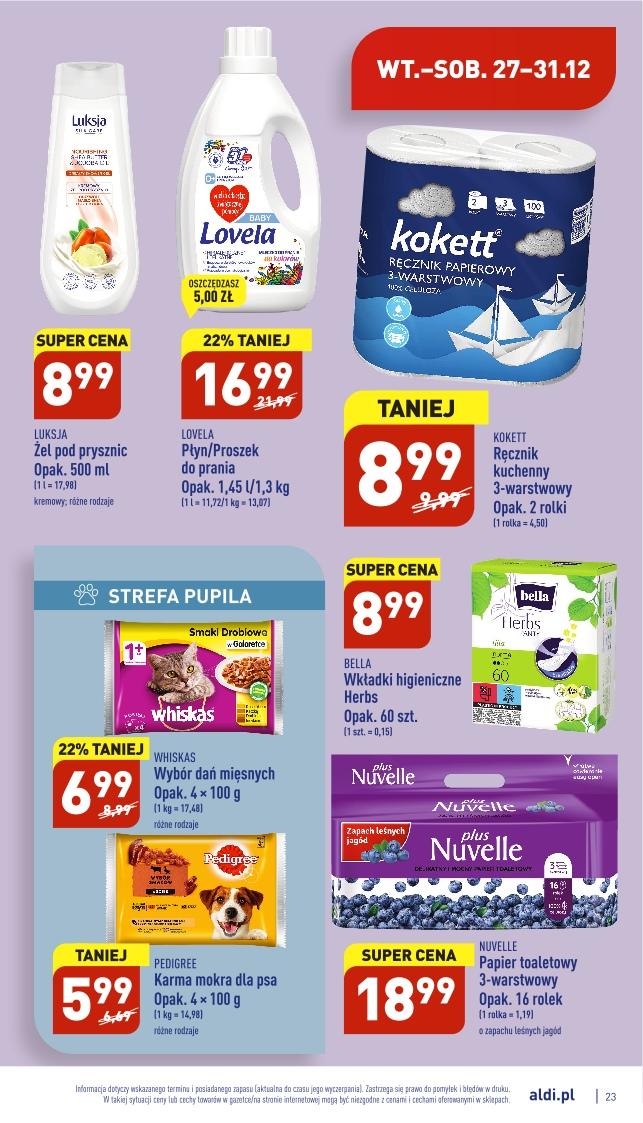 Gazetka promocyjna ALDI str. 23