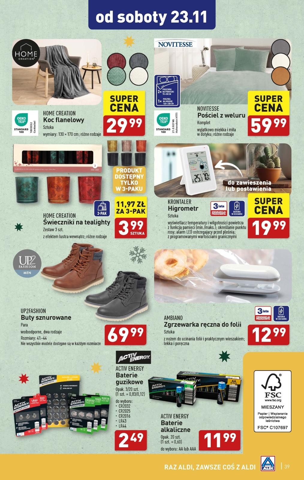 Gazetka promocyjna ALDI str. 39