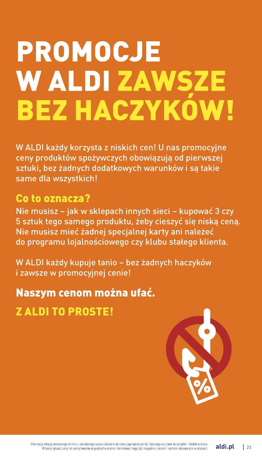 Gazetka promocyjna ALDI str. 23
