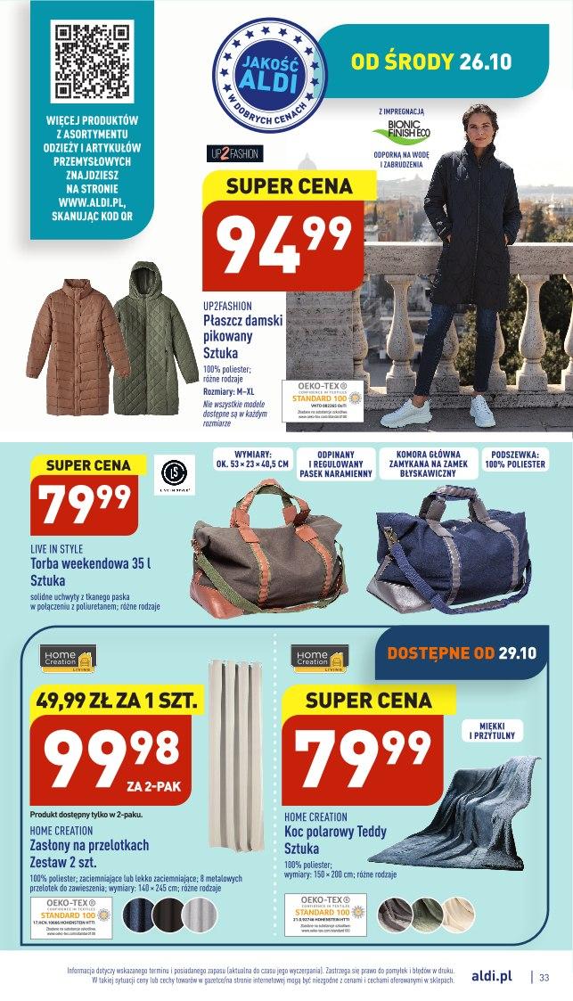 Gazetka promocyjna ALDI str. 33