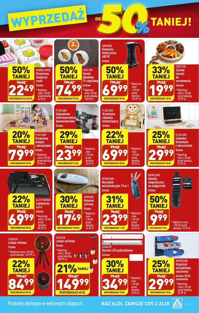 Gazetka promocyjna ALDI str. 21
