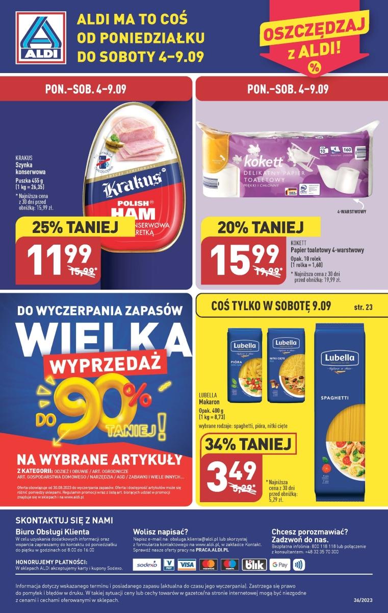Gazetka promocyjna ALDI str. 36