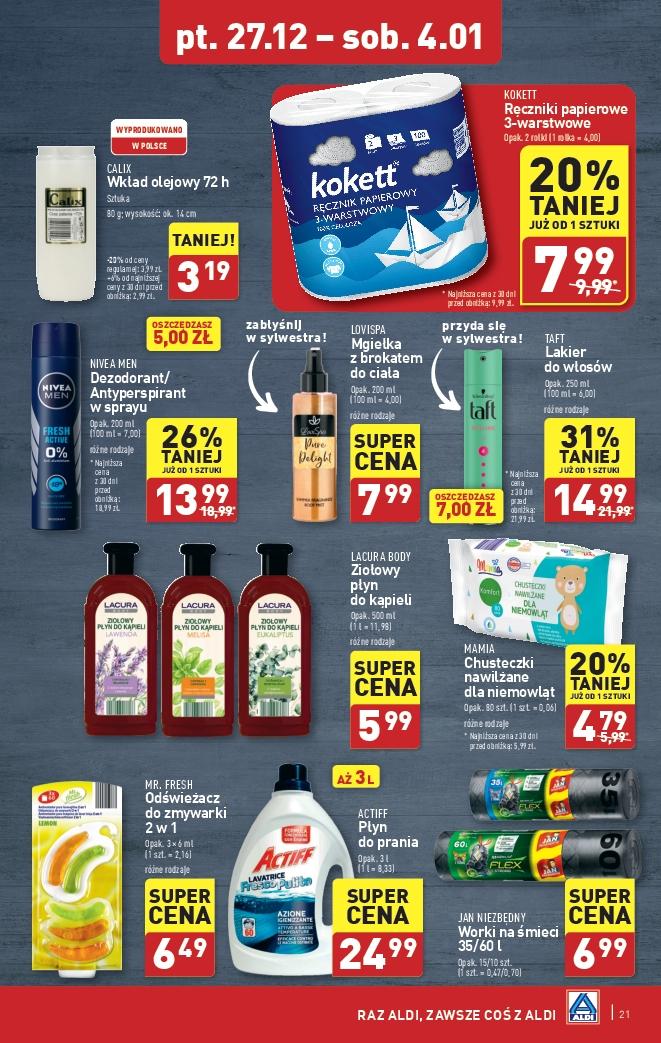 Gazetka promocyjna ALDI str. 21