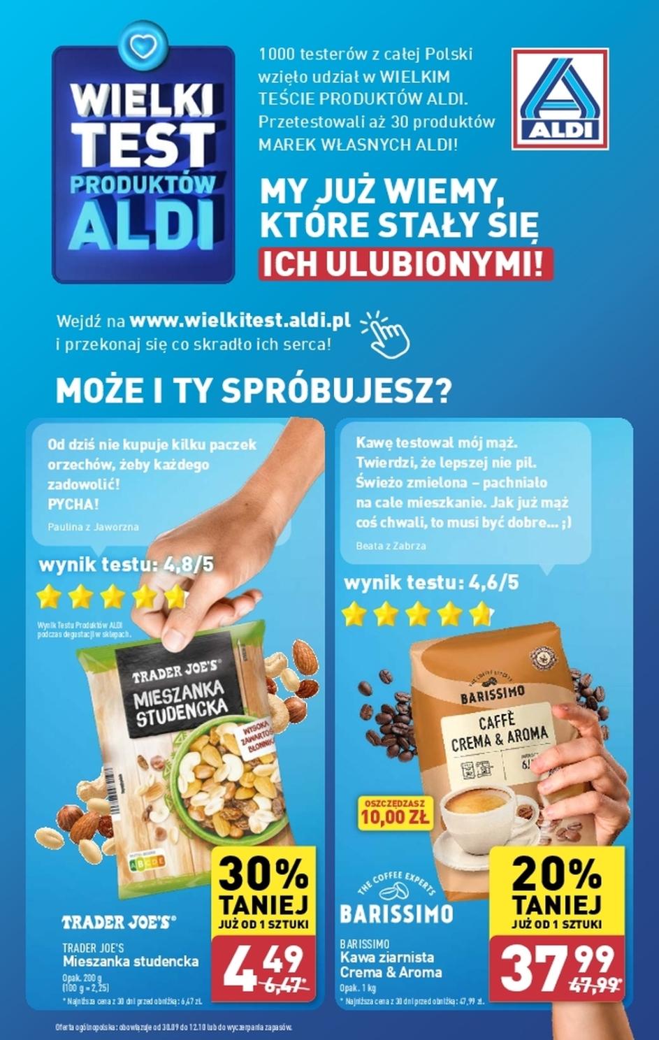 Gazetka promocyjna ALDI str. 1