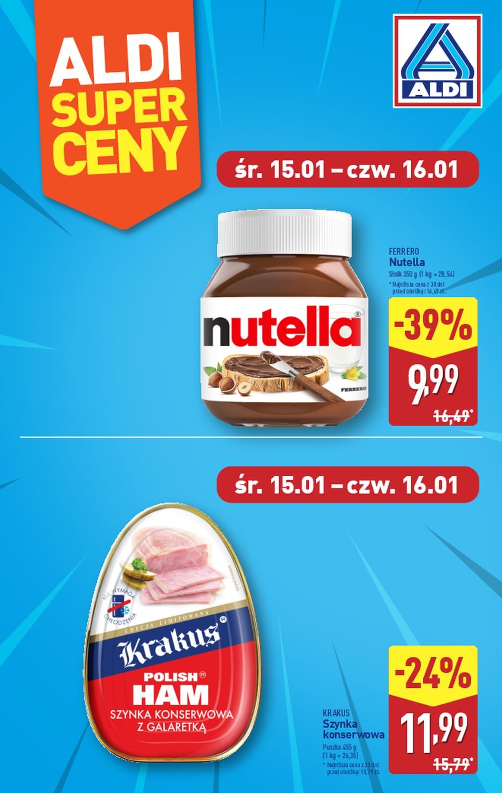 Gazetka promocyjna ALDI str. 1