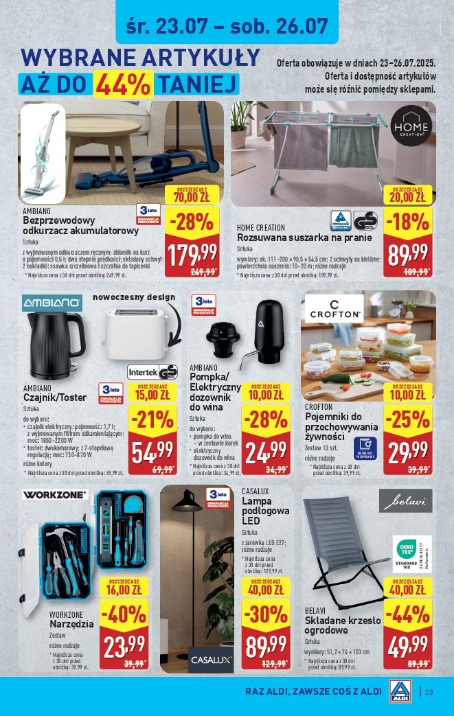 Gazetka promocyjna ALDI str. 23