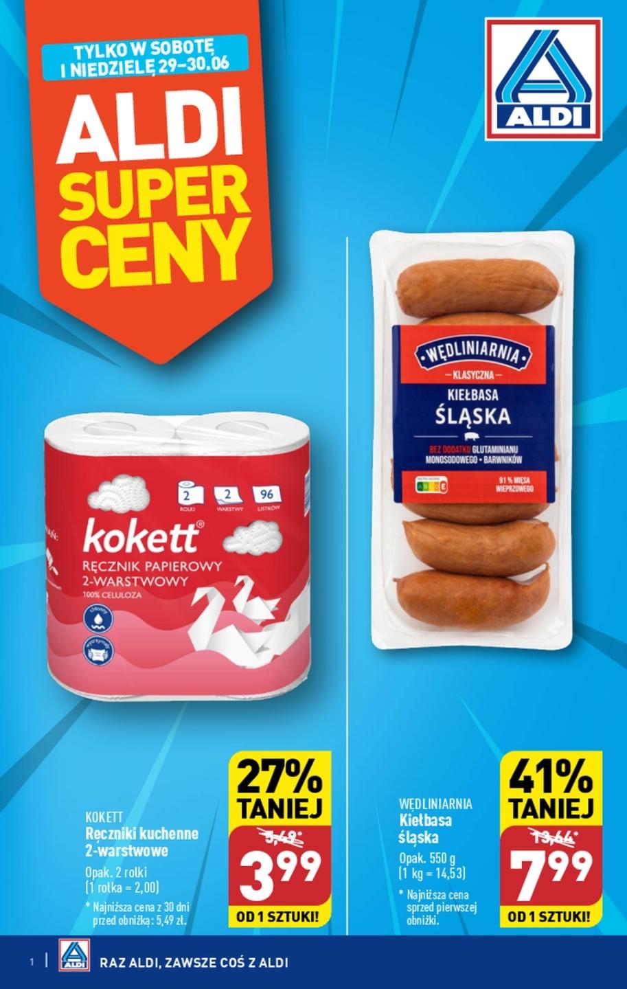 Gazetka promocyjna ALDI str. 1