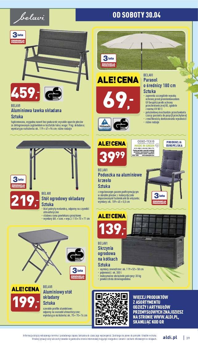 Gazetka promocyjna ALDI str. 39