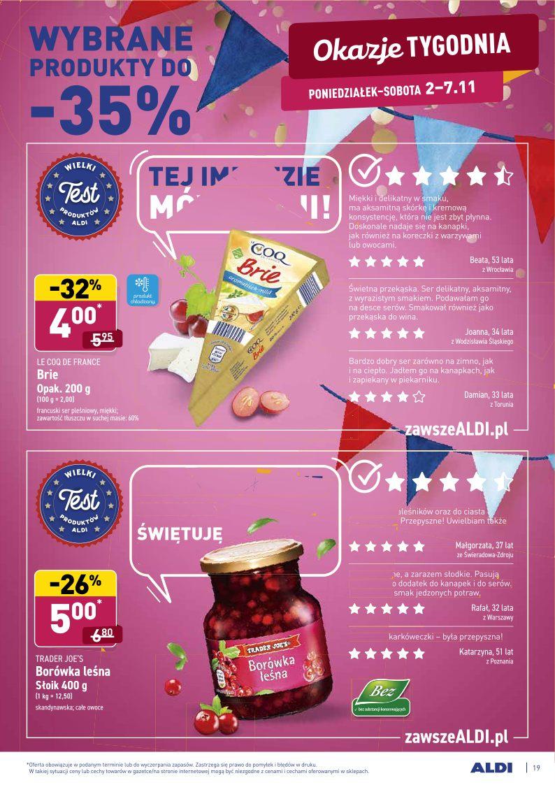 Gazetka promocyjna ALDI str. 19