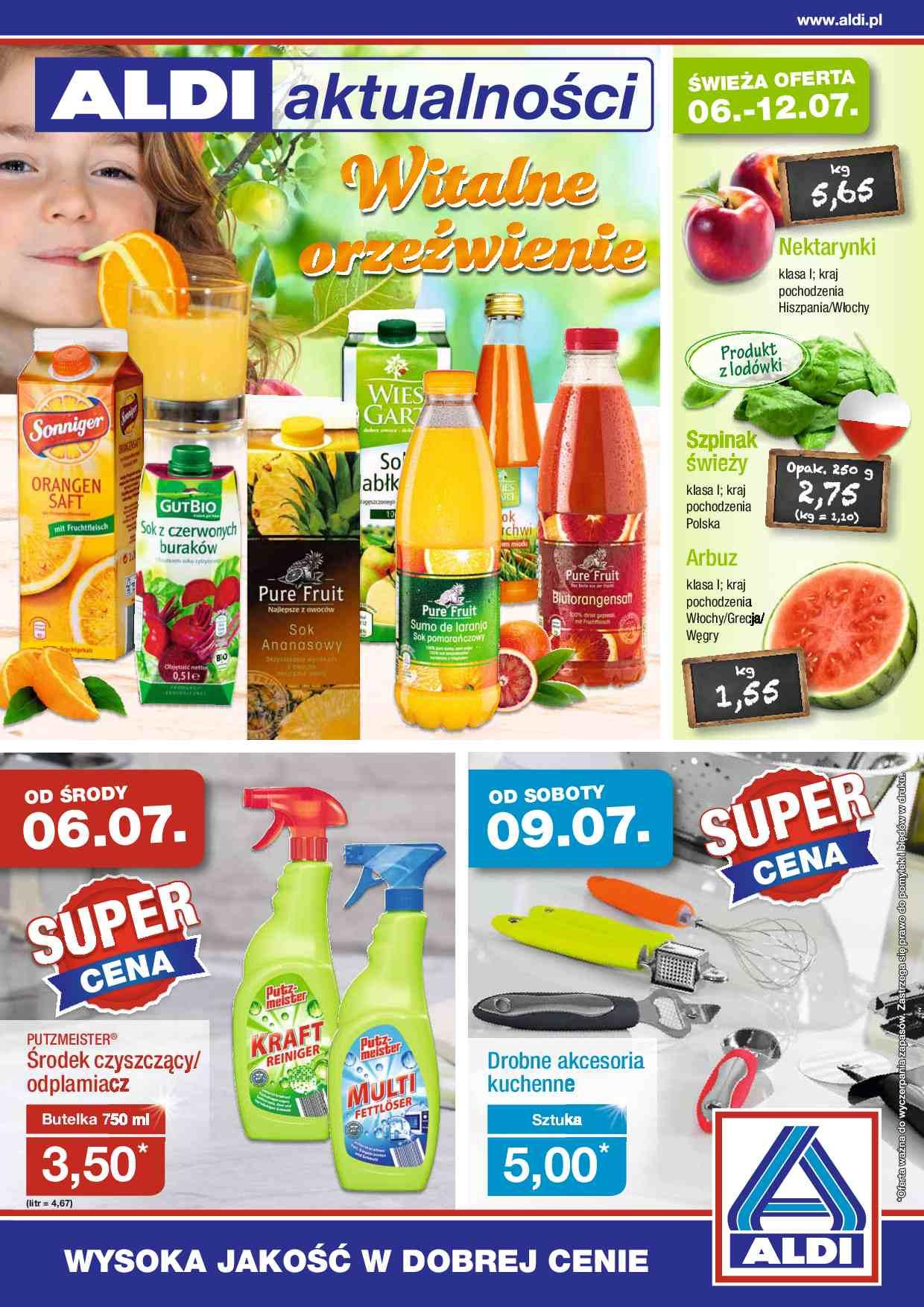 Gazetka promocyjna ALDI str. 1
