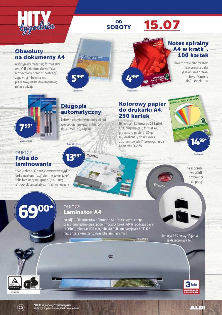 Gazetka promocyjna ALDI str. 20