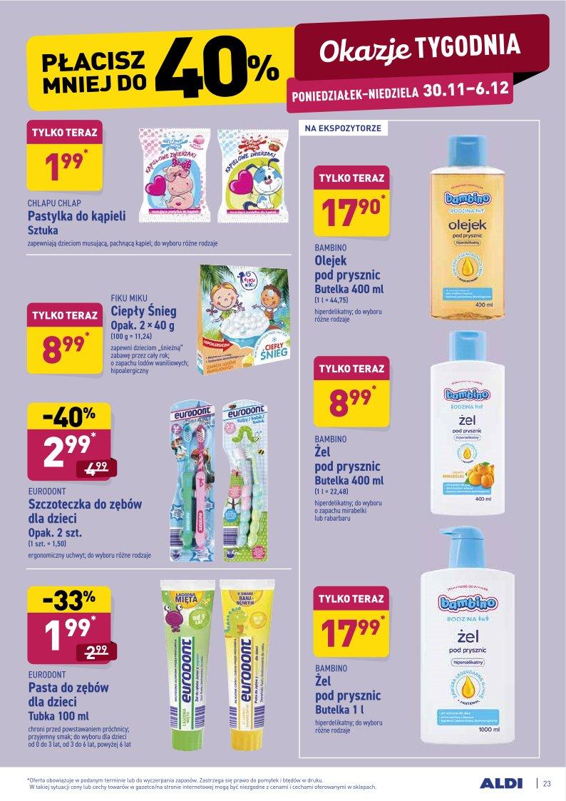 Gazetka promocyjna ALDI str. 23