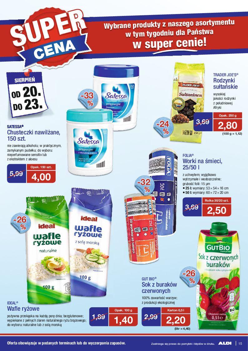 Gazetka promocyjna ALDI str. 15