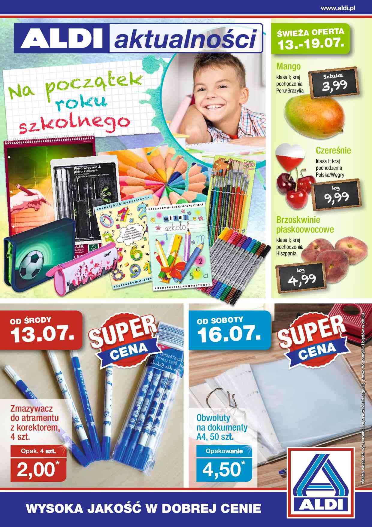 Gazetka promocyjna ALDI str. 1