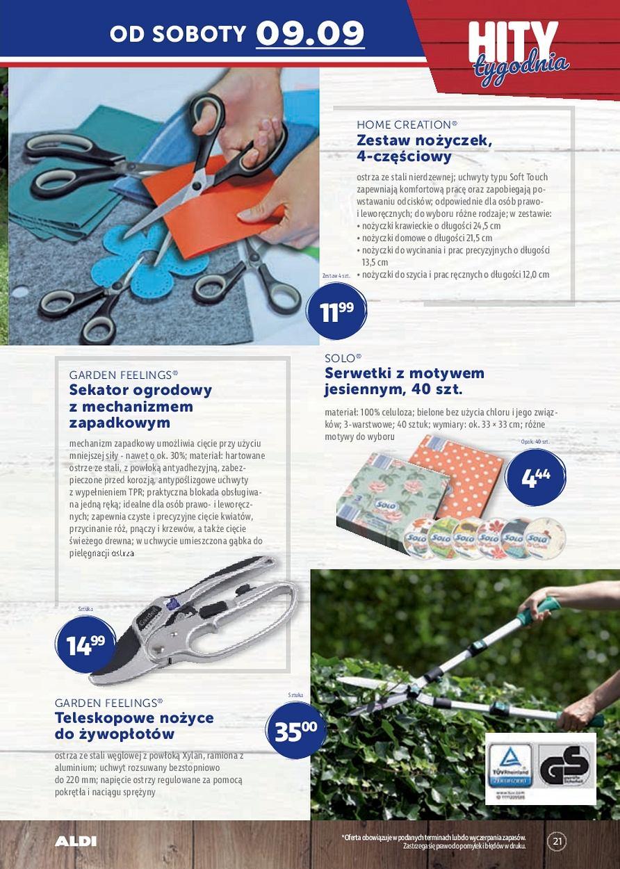 Gazetka promocyjna ALDI str. 21