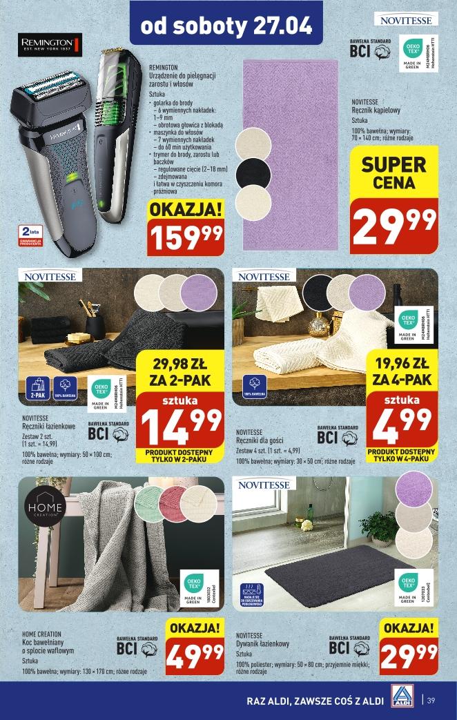 Gazetka promocyjna ALDI str. 39