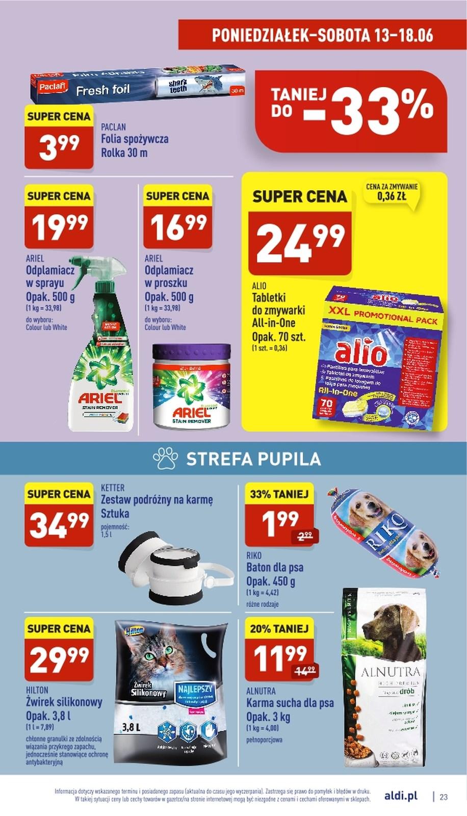 Gazetka promocyjna ALDI str. 23