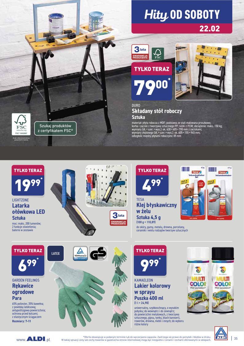 Gazetka promocyjna ALDI str. 35