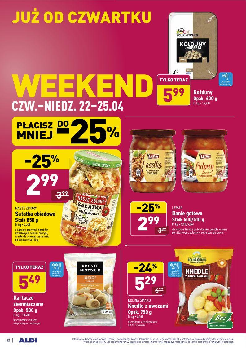 Gazetka promocyjna ALDI str. 22