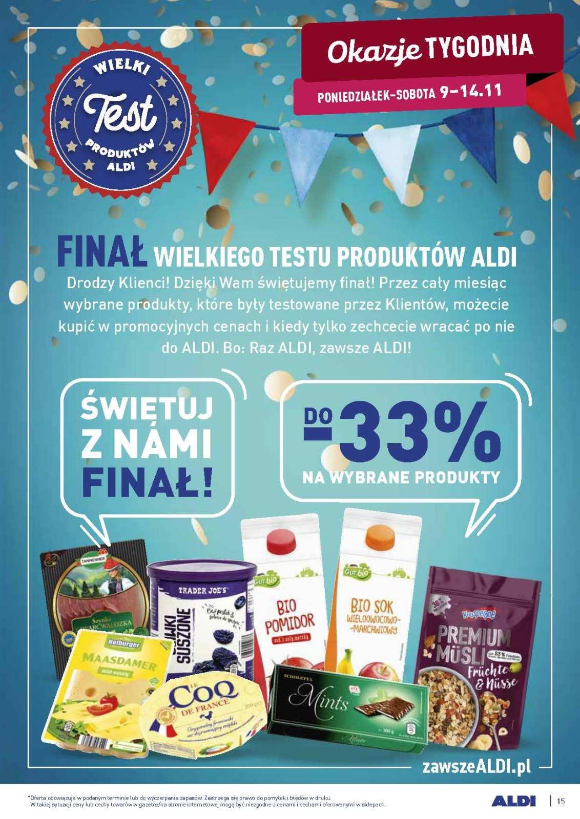 Gazetka promocyjna ALDI str. 15