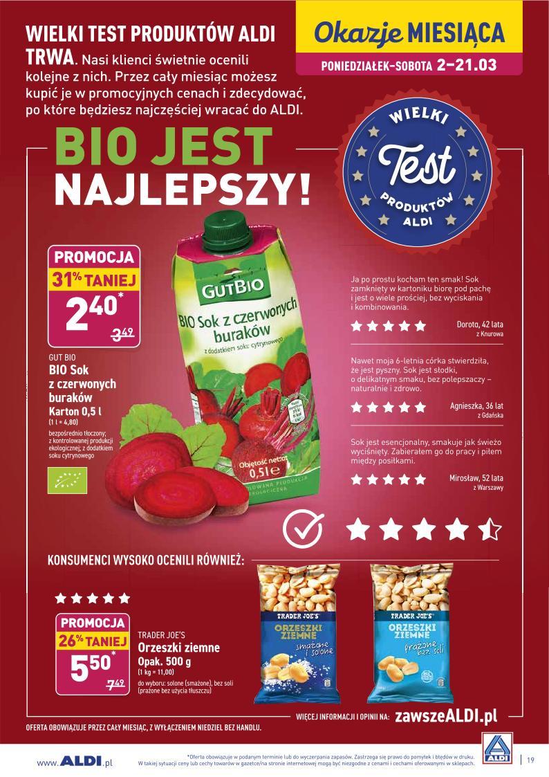 Gazetka promocyjna ALDI str. 19