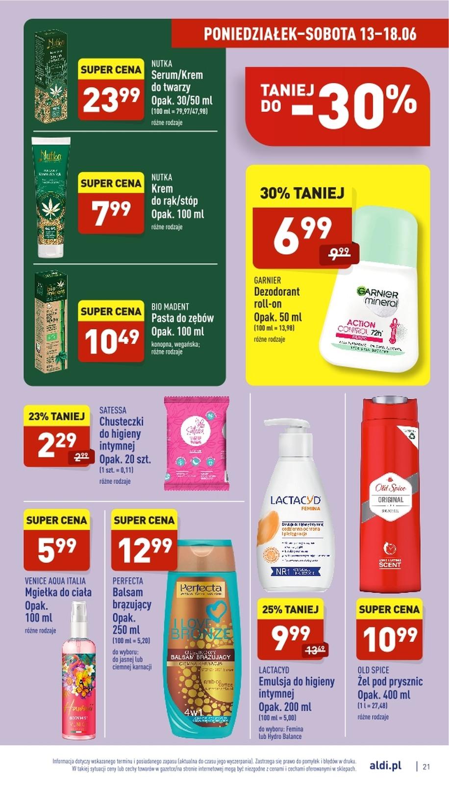 Gazetka promocyjna ALDI str. 21