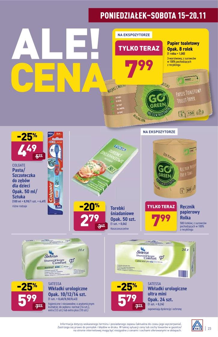 Gazetka promocyjna ALDI str. 23