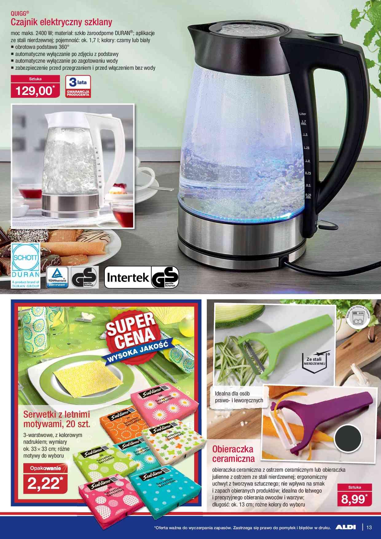 Gazetka promocyjna ALDI str. 13