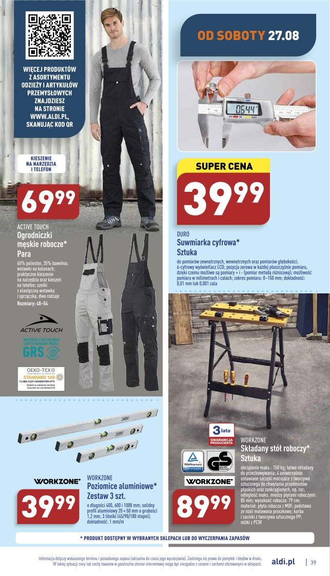 Gazetka promocyjna ALDI str. 39