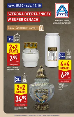 Aldi znicze 2584