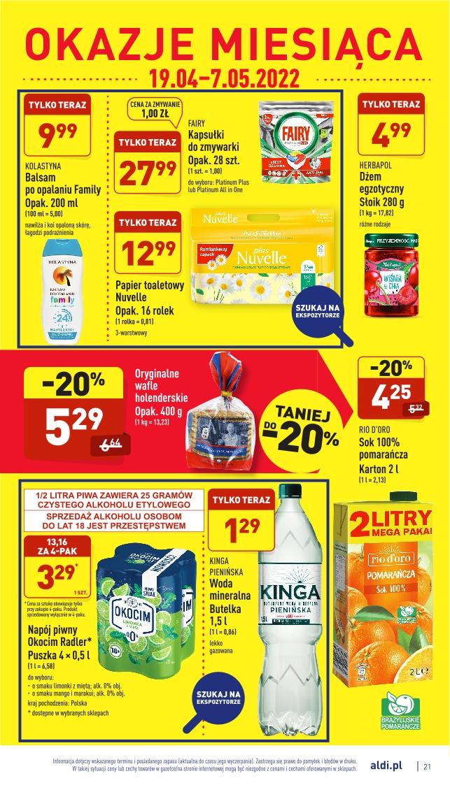 Gazetka promocyjna ALDI str. 21