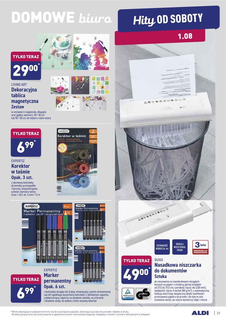 Gazetka promocyjna ALDI str. 33